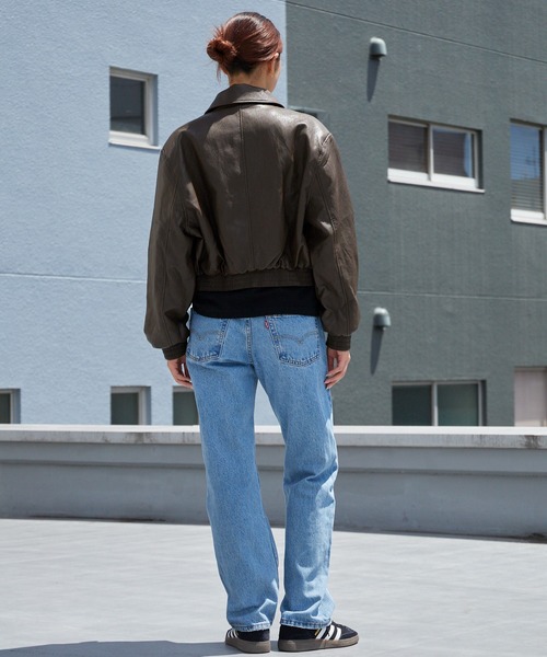 Levi's(リーバイス)の「LEVI'S/リーバイス 501 '90s ジーンズ デニムパンツ ジーパン ストレート 淡色 ボタンフライ レディース 2026年 秋 秋服 冬 冬服(デニムパンツ・レディース・ライトインディゴブルー・W25xL30/W26xL30/W27xL30)」の9枚目の写真
