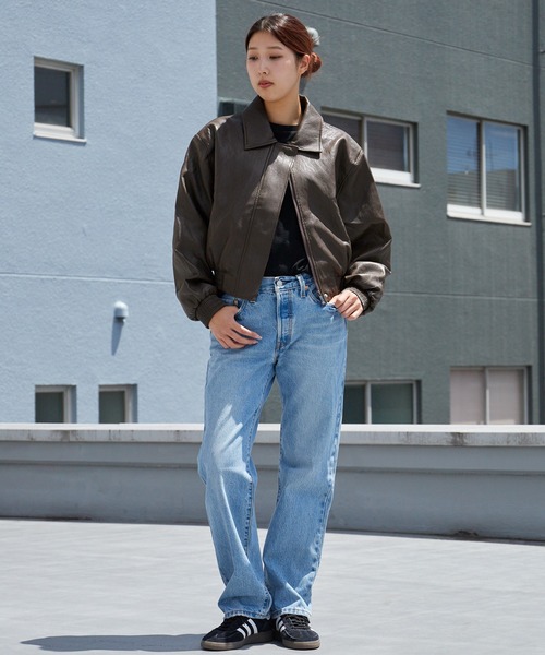 Levi's(リーバイス)の「LEVI'S/リーバイス 501 '90s ジーンズ デニムパンツ ジーパン ストレート 淡色 ボタンフライ レディース 2026年 秋 秋服 冬 冬服(デニムパンツ・レディース・ライトインディゴブルー・W25xL30/W26xL30/W27xL30)」の12枚目の写真