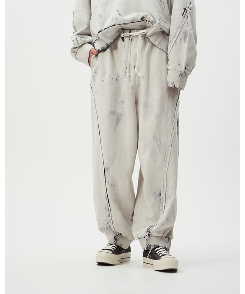 DISCOVERED(ディスカバード)の「BLEACH SWEAT PANTS(スウェットパンツ・レディース・ブラック・SMALL/LARGE)」の5枚目の写真