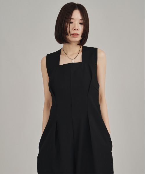 louren(ローレン )の「【louren/ローレン】back tie combinaison/バックタイコンビネゾン(サロペット/オーバーオール・レディース・アイボリー/ブラック・S/M)」の12枚目の写真