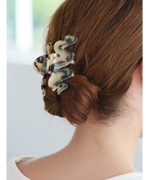 Edit Sheen | ウェーブデザインヘアバンスクリップ(ヘアゴム)