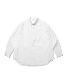 ANGLAN（アングラン）の「Double Button Solid Shirt - White（シャツ/ブラウス）」