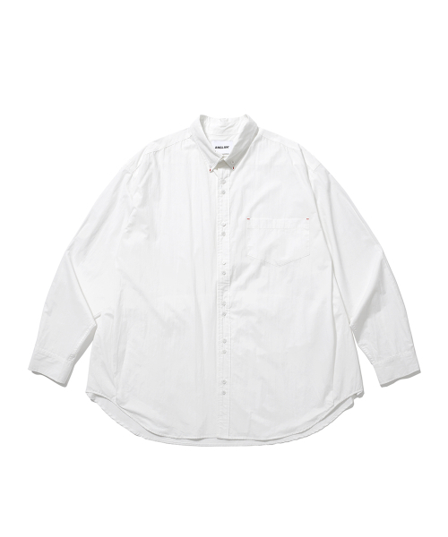 ANGLAN(アングラン)の「Double Button Solid Shirt - White(シャツ/ブラウス・メンズ・その他・ONE SIZE)」の1枚目の写真
