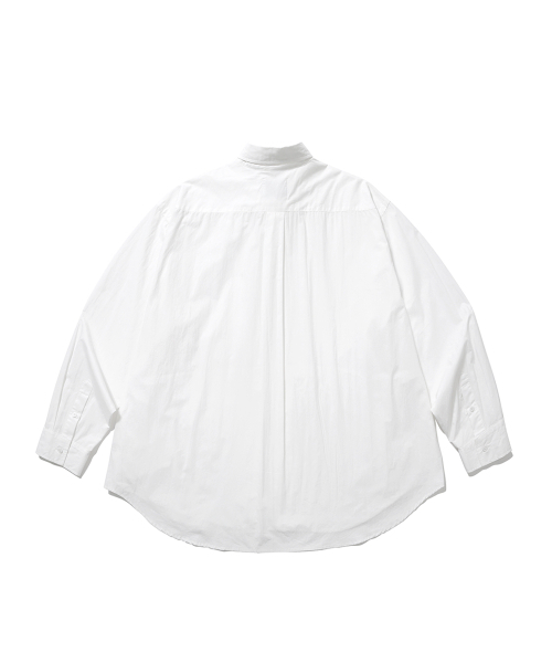 ANGLAN(アングラン)の「Double Button Solid Shirt - White(シャツ/ブラウス・メンズ・その他・ONE SIZE)」の2枚目の写真