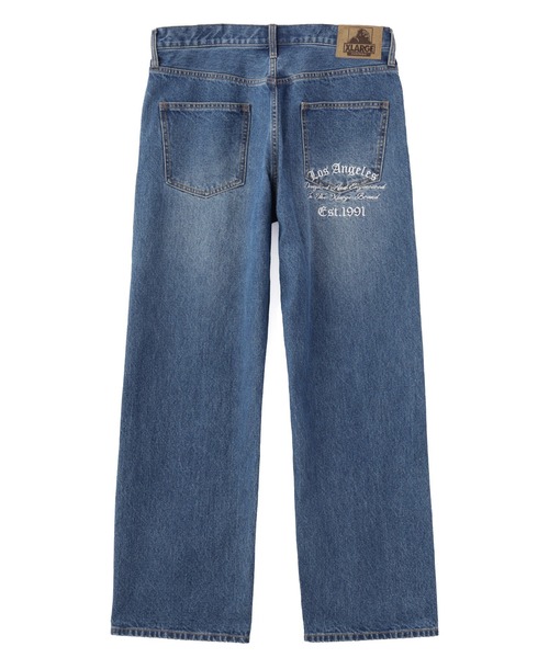 XLARGE(エクストララージ)の「OLD ENGLISH DENIM PANTS(デニムパンツ・メンズ・ブラック/インディゴブルー/ライトインディゴブルー・36inch/30inch/32inch/34inch)」の3枚目の写真