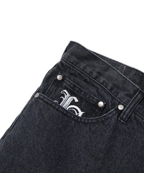 XLARGE(エクストララージ)の「OLD ENGLISH DENIM PANTS(デニムパンツ・メンズ・ブラック/インディゴブルー/ライトインディゴブルー・36inch/30inch/32inch/34inch)」の12枚目の写真