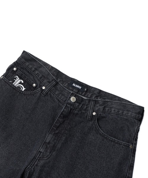 XLARGE(エクストララージ)の「OLD ENGLISH DENIM PANTS(デニムパンツ・メンズ・ブラック/インディゴブルー/ライトインディゴブルー・36inch/30inch/32inch/34inch)」の11枚目の写真