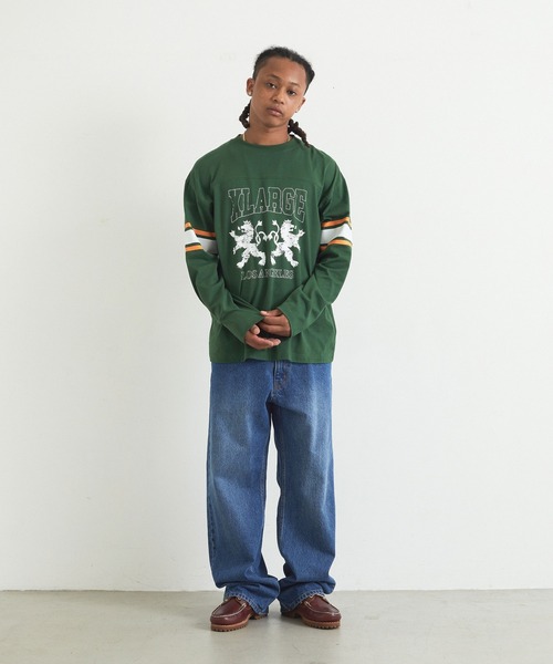XLARGE(エクストララージ)の「OLD ENGLISH DENIM PANTS(デニムパンツ・メンズ・ブラック/インディゴブルー/ライトインディゴブルー・36inch/30inch/32inch/34inch)」の19枚目の写真