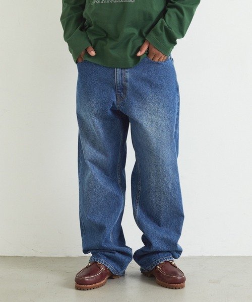 XLARGE(エクストララージ)の「OLD ENGLISH DENIM PANTS(デニムパンツ・メンズ・ブラック/インディゴブルー/ライトインディゴブルー・36inch/30inch/32inch/34inch)」の16枚目の写真