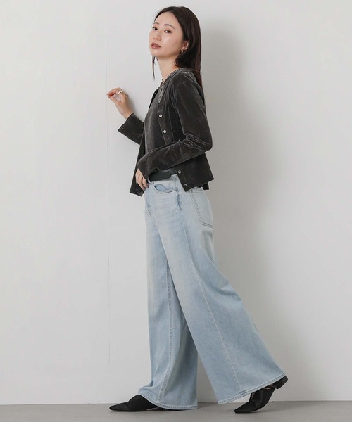 Gready Brilliant(グレディブリリアン)の「ベロア2wayクルーロングスリーブ(その他トップス・レディース・チャコールグレー/ブラック・38)」の17枚目の写真