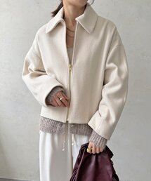 DouDou | ジップアップショートコート(その他アウター)