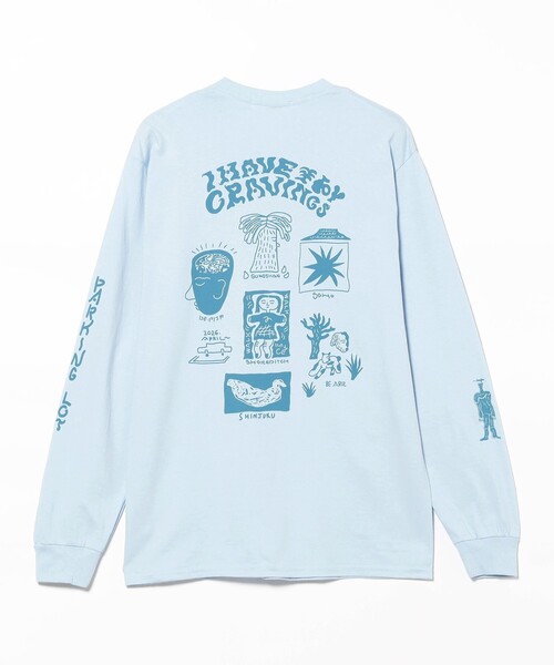 TOKYO CULTUART by BEAMS（トウキョウカルチャートバイビームス）の「norahi / Tour Long Sleeve T-Shirt（Tシャツ/カットソー・レディース・ライトブルー/ホワイト・MEDIUM/X-LARGE/SMALL/LARGE）」の6枚目の写真