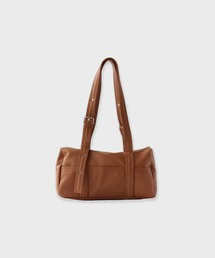 Faux Leather 2-Way Shoulder Bag with Pockets 秋服 冬服