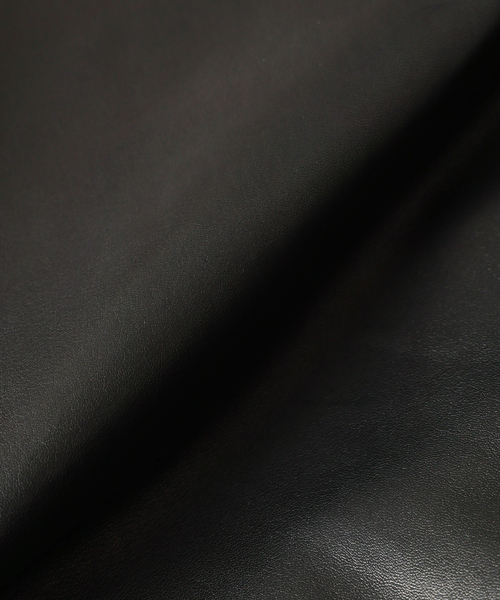 JOURNAL STANDARD relume(ジャーナルスタンダード レリューム)の「ラムレザー コーチジャケット(ライダースジャケット・メンズ・ブラック・MEDIUM/LARGE)」の11枚目の写真