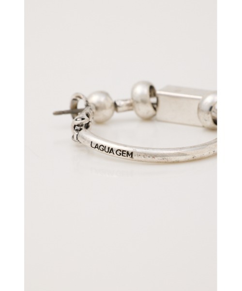 LAGUA GEM（ラグアジェム）の「MANY PARTS HOOP ピアス（ピアス（両耳用）・レディース・シルバー/ゴールド・FREE）」の9枚目の写真
