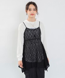 MELLOW-LY（メロウリー）の「【MELLOW-LY/WEB限定】イレヘムレースキャミチュニック（チュニック）」