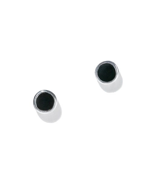 quip queint(クイップクエイント)の「【quip queint】palette pierce/パレット ピアス(ピアス(両耳用)・レディース・ホワイト/ブルー/シルバー×オニキス/グリーン・FREE)」の1枚目の写真