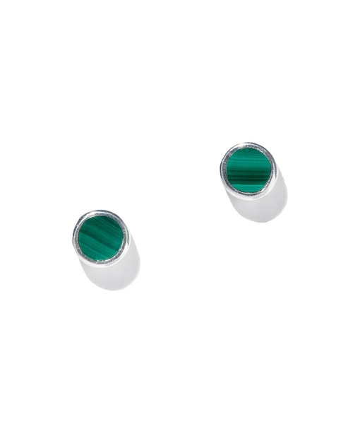quip queint(クイップクエイント)の「【quip queint】palette pierce/パレット ピアス(ピアス(両耳用)・レディース・ホワイト/ブルー/シルバー×オニキス/グリーン・FREE)」の5枚目の写真