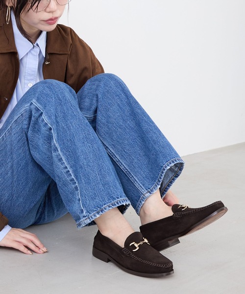 ARTESANOS(アルテサノス)の「【ARTESANOS】スエードビットローファー-Bit Loafers(ローファー・レディース・ダークブラウン・24.0/23.5)」の4枚目の写真