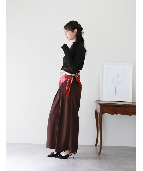 fifth(フィフス)の「カットシャーリングボトルネックロンT(Tシャツ/カットソー・レディース・ブルー/アイボリー/グレイッシュベージュ・M)」の19枚目の写真