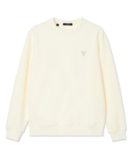 Guess（ゲス）の「UNI Sweatshirt スウェット トレーナー（スウェット・メンズ・アイボリー/ブラック/ネイビー・SMALL/X-LARGE/LARGE/MEDIUM）」の2枚目の写真