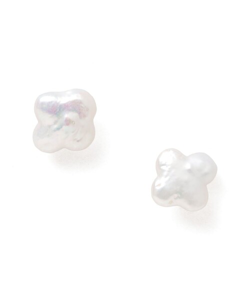 EO(イオ)の「EO: Floral Pearl Pierce(ピアス(両耳用)・レディース・ゴールド・ONE SIZE)」の1枚目の写真