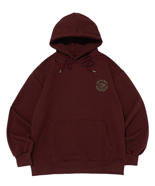 WORKS & CO.(ワークス アンド コー)の「コンパス トレッキング フードパーカー (ワイン)(パーカー・レディース・その他・SMALL/MEDIUM/LARGE/X-LARGE/M-L/S-M/L-XL/XL-XXL)」の1枚目の写真