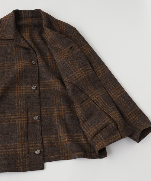 Caruso（カルーゾ）の「CARUSO(カルーゾ) Plaid Shirts Coverall（その他アウター・メンズ・チョコ・SMALL）」の4枚目の写真