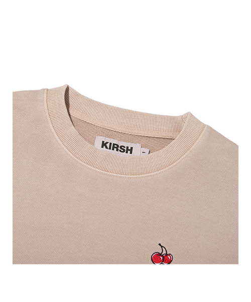KIRSH（キルシー）の「ピグメントダイングチェリースウェットシャツ[ベージュ]（スウェット・レディース・その他・1）」の4枚目の写真