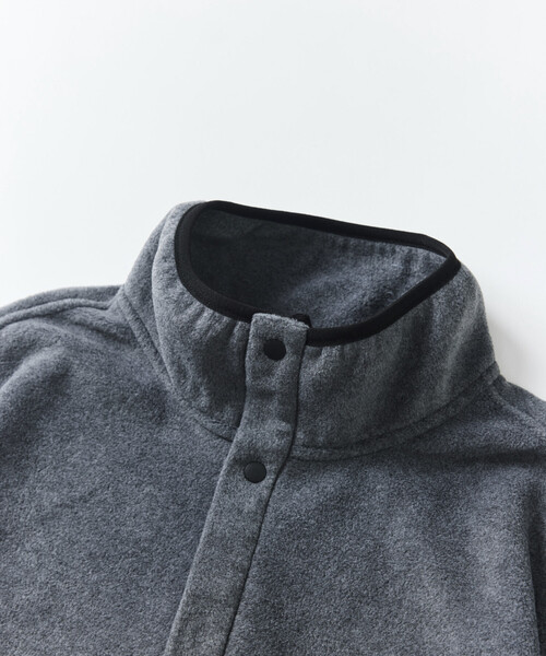 Firsthand(ファーストハンド)の「限定展開 Firsthand / ファーストハンド スナップ フリース ジャケット(ブルゾン・メンズ・ブラック/グレー/ナチュラル・MEDIUM/LARGE)」の6枚目の写真