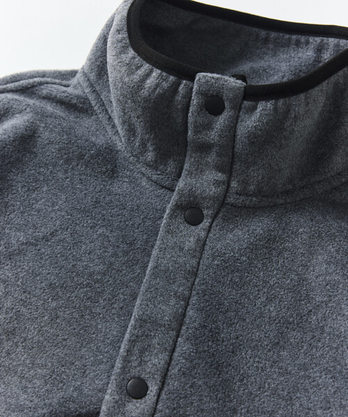 Firsthand(ファーストハンド)の「限定展開 Firsthand / ファーストハンド スナップ フリース ジャケット(ブルゾン・メンズ・ブラック/グレー/ナチュラル・MEDIUM/LARGE)」の7枚目の写真