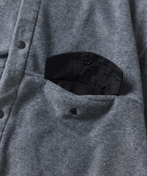 Firsthand(ファーストハンド)の「限定展開 Firsthand / ファーストハンド スナップ フリース ジャケット(ブルゾン・メンズ・ブラック/グレー/ナチュラル・MEDIUM/LARGE)」の8枚目の写真