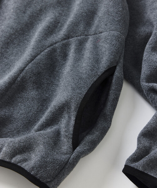 Firsthand(ファーストハンド)の「限定展開 Firsthand / ファーストハンド スナップ フリース ジャケット(ブルゾン・メンズ・ブラック/グレー/ナチュラル・MEDIUM/LARGE)」の11枚目の写真