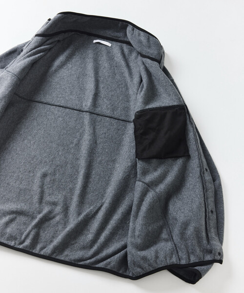 Firsthand(ファーストハンド)の「限定展開 Firsthand / ファーストハンド スナップ フリース ジャケット(ブルゾン・メンズ・ブラック/グレー/ナチュラル・MEDIUM/LARGE)」の14枚目の写真