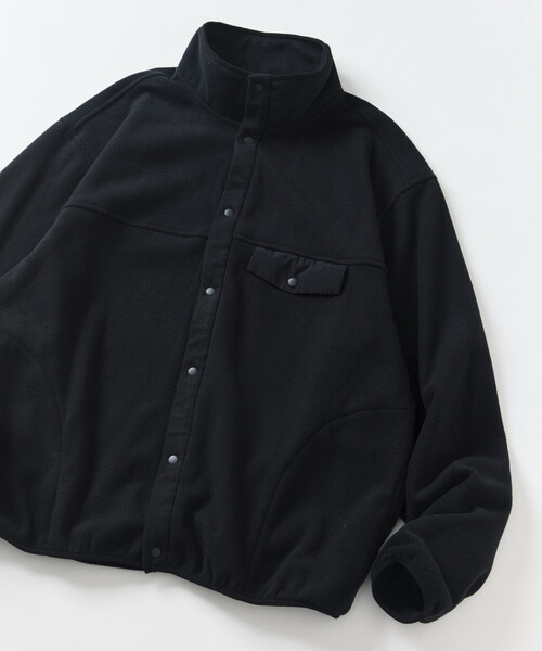Firsthand(ファーストハンド)の「限定展開 Firsthand / ファーストハンド スナップ フリース ジャケット(ブルゾン・メンズ・ブラック/グレー/ナチュラル・MEDIUM/LARGE)」の17枚目の写真