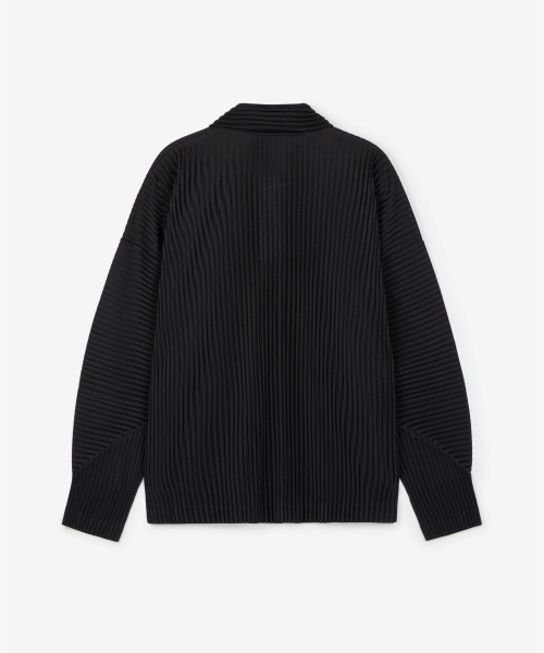 TNGT(ティーエヌジーティー)の「Yoyogi Pleats Collared T-Shirt (Black) TNTS6F103BK(ポロシャツ・レディース・その他・105/110/100/95)」の2枚目の写真
