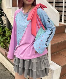 【HELLO.SANFRANCISCO/ハローサンフランシスコ】星柄アシメメロウトップス