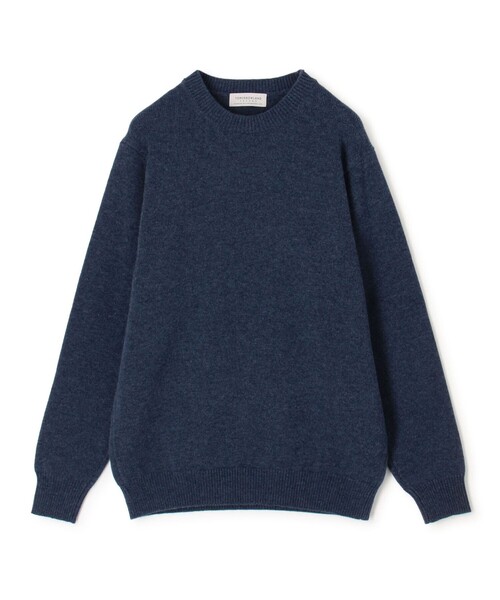TOMORROWLAND (トゥモローランド)の「【WEB先行予約】TOMORROWLAND tricot ラムズウール クルーネックニット(ニット/セーター・メンズ・イエロー/グリーン/オレンジ/ブラック/グレー/ホワイト/ピンク/ネイビー/ダークブルー・L/XL/M/S)」の6枚目の写真