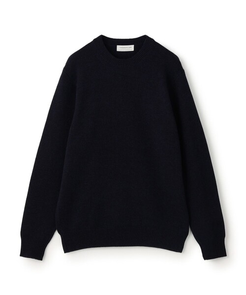 TOMORROWLAND (トゥモローランド)の「【WEB先行予約】TOMORROWLAND tricot ラムズウール クルーネックニット(ニット/セーター・メンズ・イエロー/グリーン/オレンジ/ブラック/グレー/ホワイト/ピンク/ネイビー/ダークブルー・L/XL/M/S)」の1枚目の写真