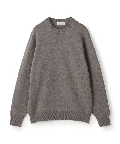 TOMORROWLAND (トゥモローランド)の「【WEB先行予約】TOMORROWLAND tricot ラムズウール クルーネックニット(ニット/セーター・メンズ・イエロー/グリーン/オレンジ/ブラック/グレー/ホワイト/ピンク/ネイビー/ダークブルー・L/XL/M/S)」の4枚目の写真
