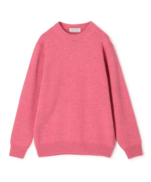 TOMORROWLAND (トゥモローランド)の「【WEB先行予約】TOMORROWLAND tricot ラムズウール クルーネックニット(ニット/セーター・メンズ・イエロー/グリーン/オレンジ/ブラック/グレー/ホワイト/ピンク/ネイビー/ダークブルー・L/XL/M/S)」の8枚目の写真