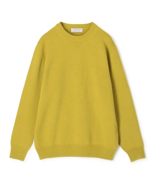 TOMORROWLAND (トゥモローランド)の「【WEB先行予約】TOMORROWLAND tricot ラムズウール クルーネックニット(ニット/セーター・メンズ・イエロー/グリーン/オレンジ/ブラック/グレー/ホワイト/ピンク/ネイビー/ダークブルー・L/XL/M/S)」の7枚目の写真