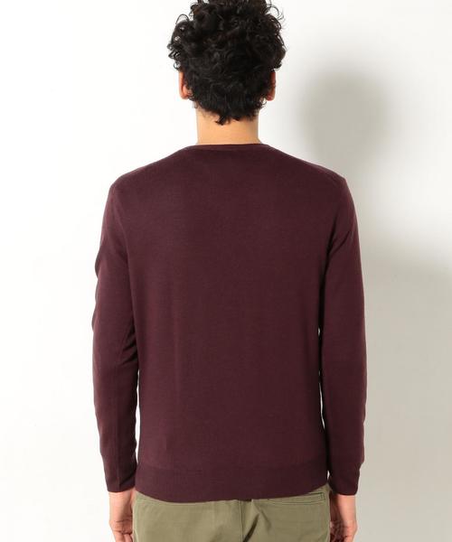 UNITED ARROWS（ユナイテッドアローズ）の「＜Cruciani(クルチアーニ)＞ WOOL H/G VNECK◆（ニット/セーター・メンズ・ワインレッド/ネイビー/ターコイズブルー・48/52/46/50）」の4枚目の写真