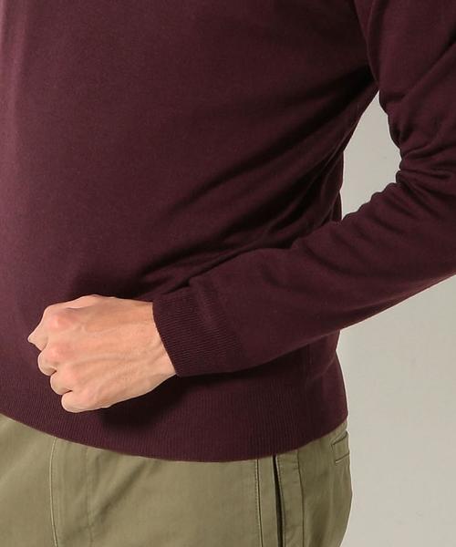 UNITED ARROWS（ユナイテッドアローズ）の「＜Cruciani(クルチアーニ)＞ WOOL H/G VNECK◆（ニット/セーター・メンズ・ワインレッド/ネイビー/ターコイズブルー・48/52/46/50）」の9枚目の写真