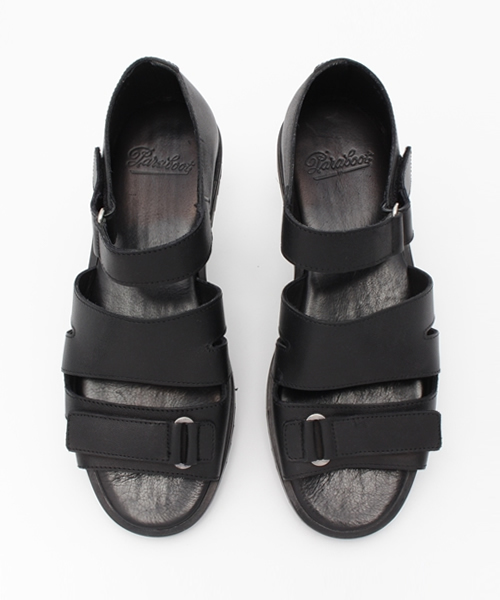 Paraboot OCEANIC レザーサンダル 41 黒 パラブーツ　スポーツ Paraboot（パラブーツ）の「PARABOOT パラブーツ OCEANIC レザー