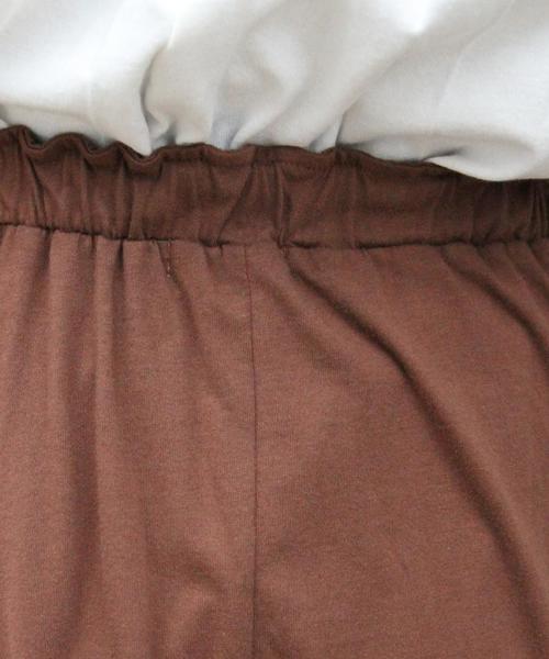 coen（コーエン）の「ウエストリボン天竺マキシスカート（スカート・レディース・グレー/ブラウン・FREE）」の16枚目の写真