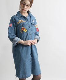WEGO/ボーイスカウトシャツワンピース