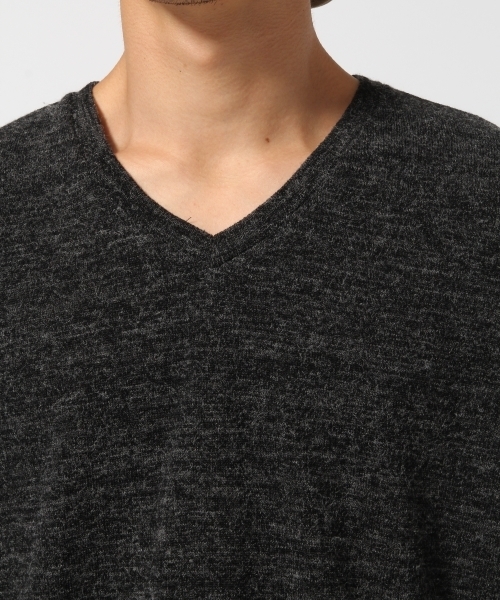 RAGEBLUE（レイジブルー）の「ソフトタッチVネックニットソー/735367（ニット/セーター・メンズ・ブラック/グレー/ネイビー/ダークブラウン/グリーン・LARGE/MEDIUM）」の11枚目の写真