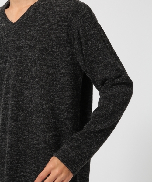 RAGEBLUE（レイジブルー）の「ソフトタッチVネックニットソー/735367（ニット/セーター・メンズ・ブラック/グレー/ネイビー/ダークブラウン/グリーン・LARGE/MEDIUM）」の12枚目の写真