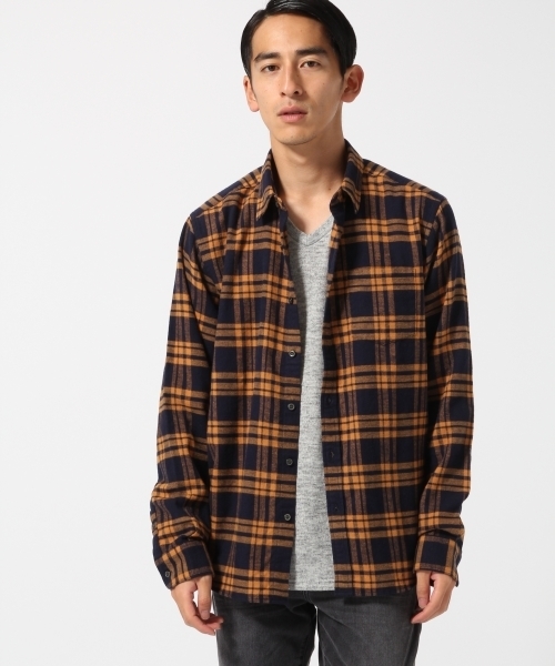 RAGEBLUE（レイジブルー）の「ソフトタッチVネックニットソー/735367（ニット/セーター・メンズ・ブラック/グレー/ネイビー/ダークブラウン/グリーン・LARGE/MEDIUM）」の16枚目の写真